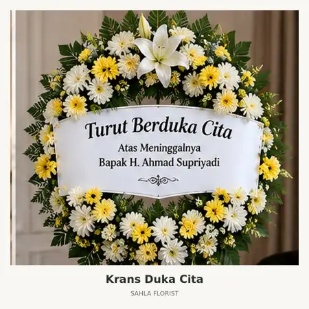 Krans Bunga Duka Aston Kartika Grogol